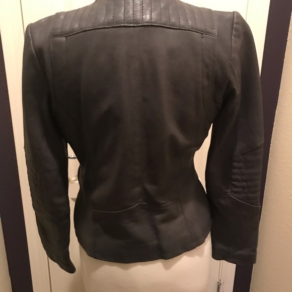 Michael Kors Genuine Leather Jacket - Picture 3 of 8